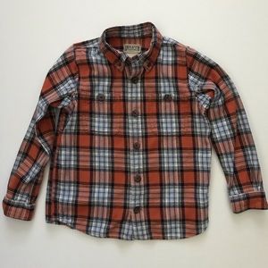 Duluth Trading Co Kids Free Swingin Flannel Shirt
